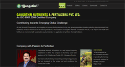 Desktop Screenshot of gangothrifertilizers.com